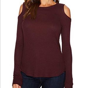 Sanctuary Bare Shoulder thermal tee XS